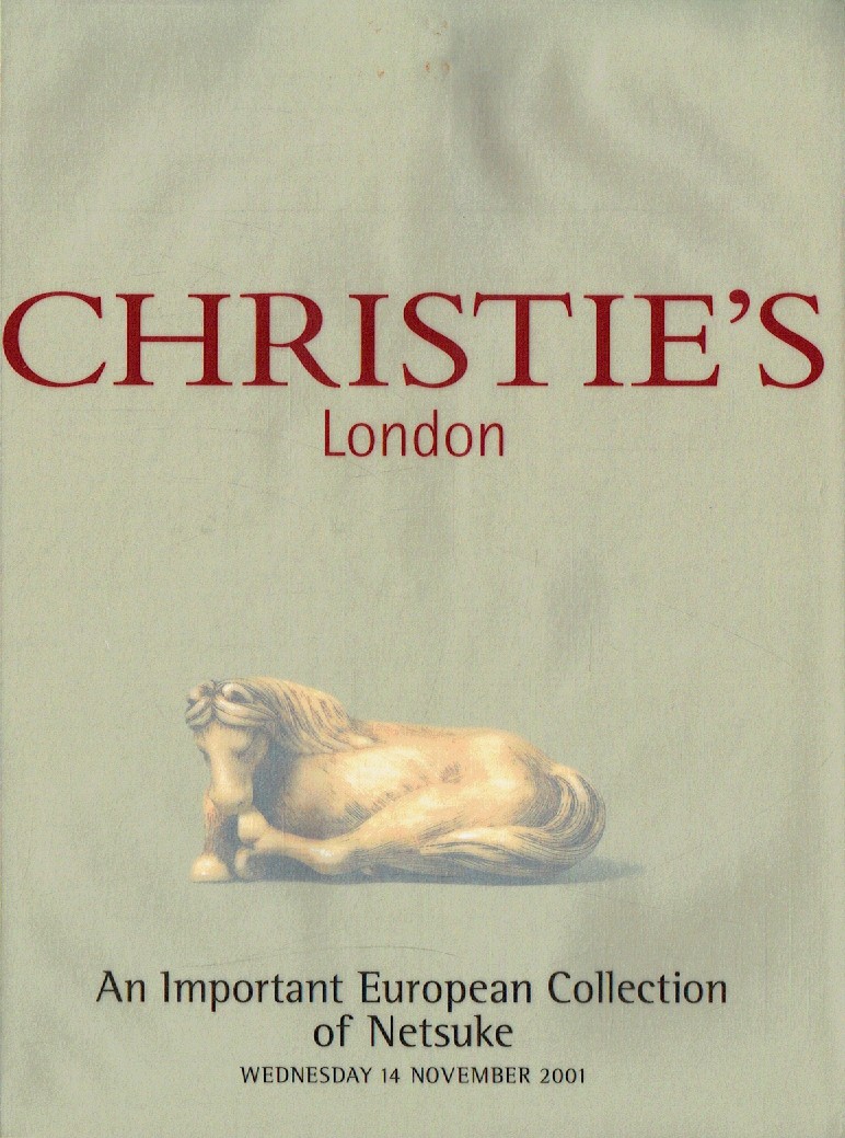 Christies November 2001 Important European Collection of Netsuke (Digital Only)