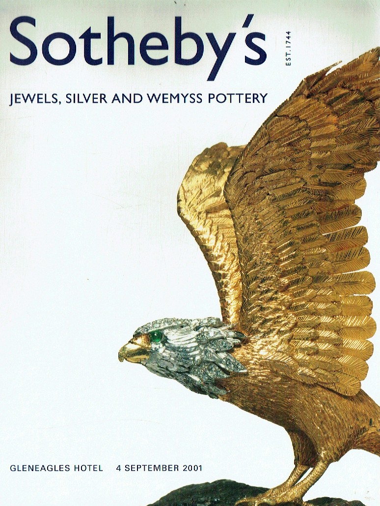 Sothebys September 2001 Jewels, Silver & Wemyss Pottery (Digital Only)