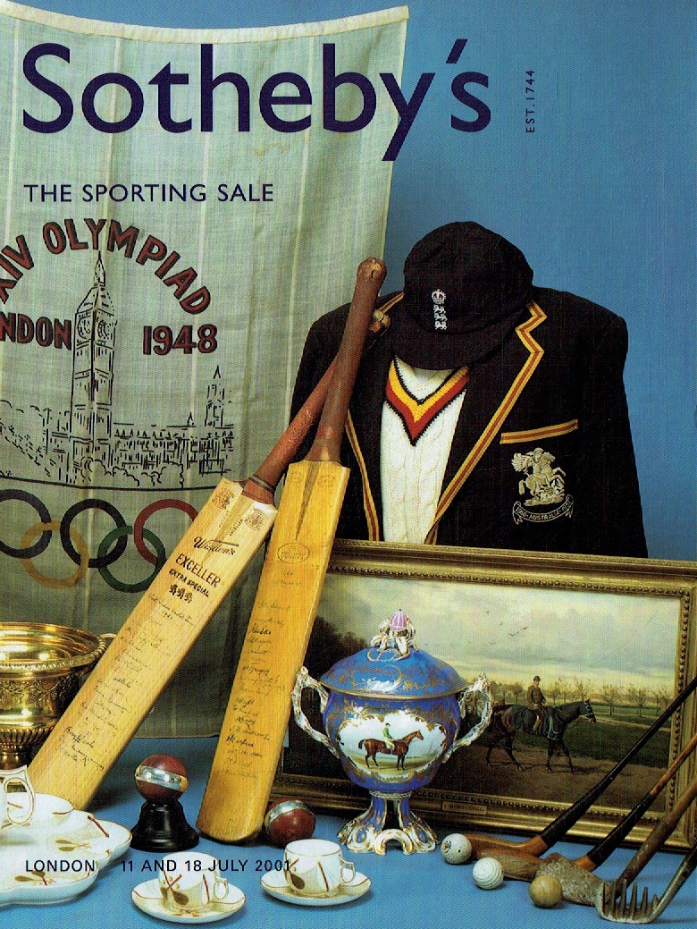 Sothebys & 18th July 2001 The Sporting Sale (Digital Only)