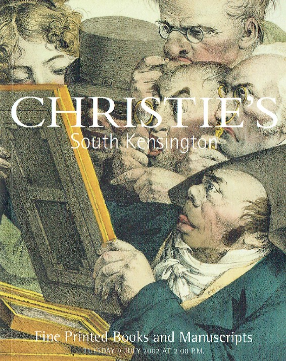 Christies July 2002 Fine Printed Books & Manuscripts (Digital Only)