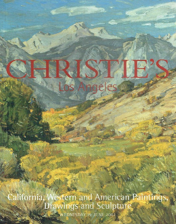 Christies June 2002 California, Western, American Paintings, Dr (Digital Only)