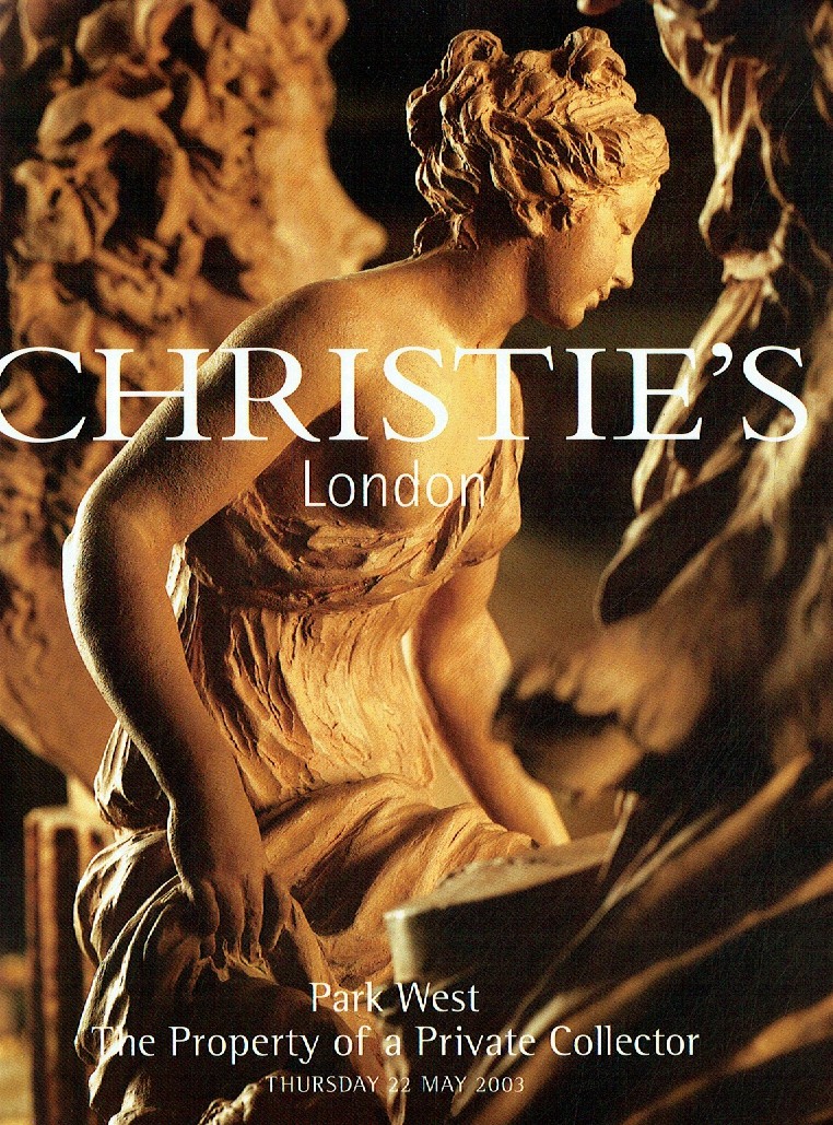 Christies May 2003 Park West. The Property of a private collector (Digital Only