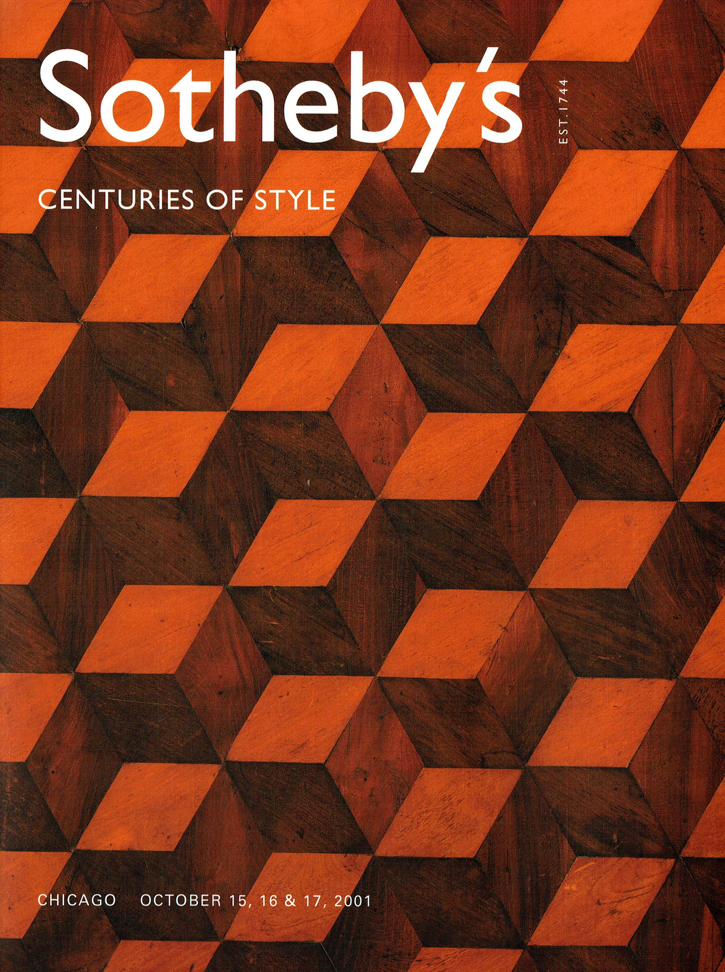 Sothebys 16th & 17th October 2001 Centuries of Style (Digital Only)