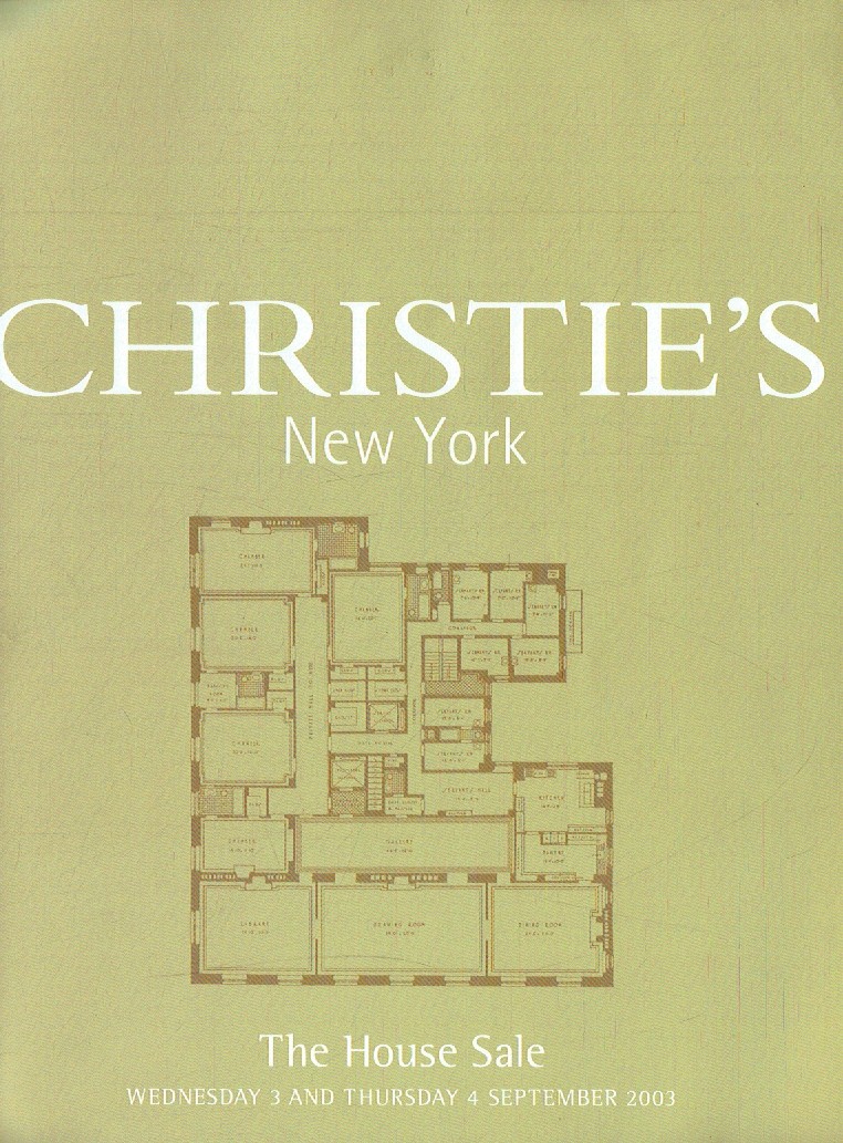 Christies September 2003 The House Sale (Digital Only)