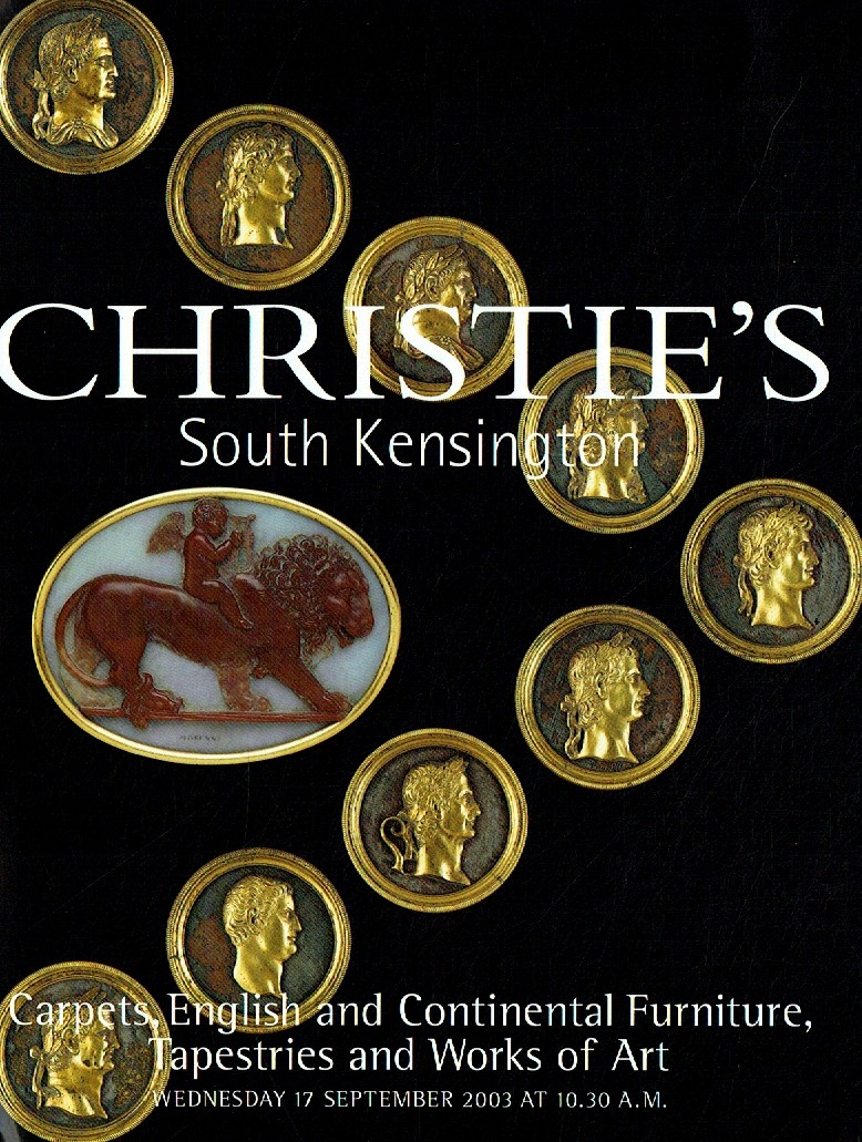 Christies September 2003 Carpets, English & Continental Furnitur (Digital Only)