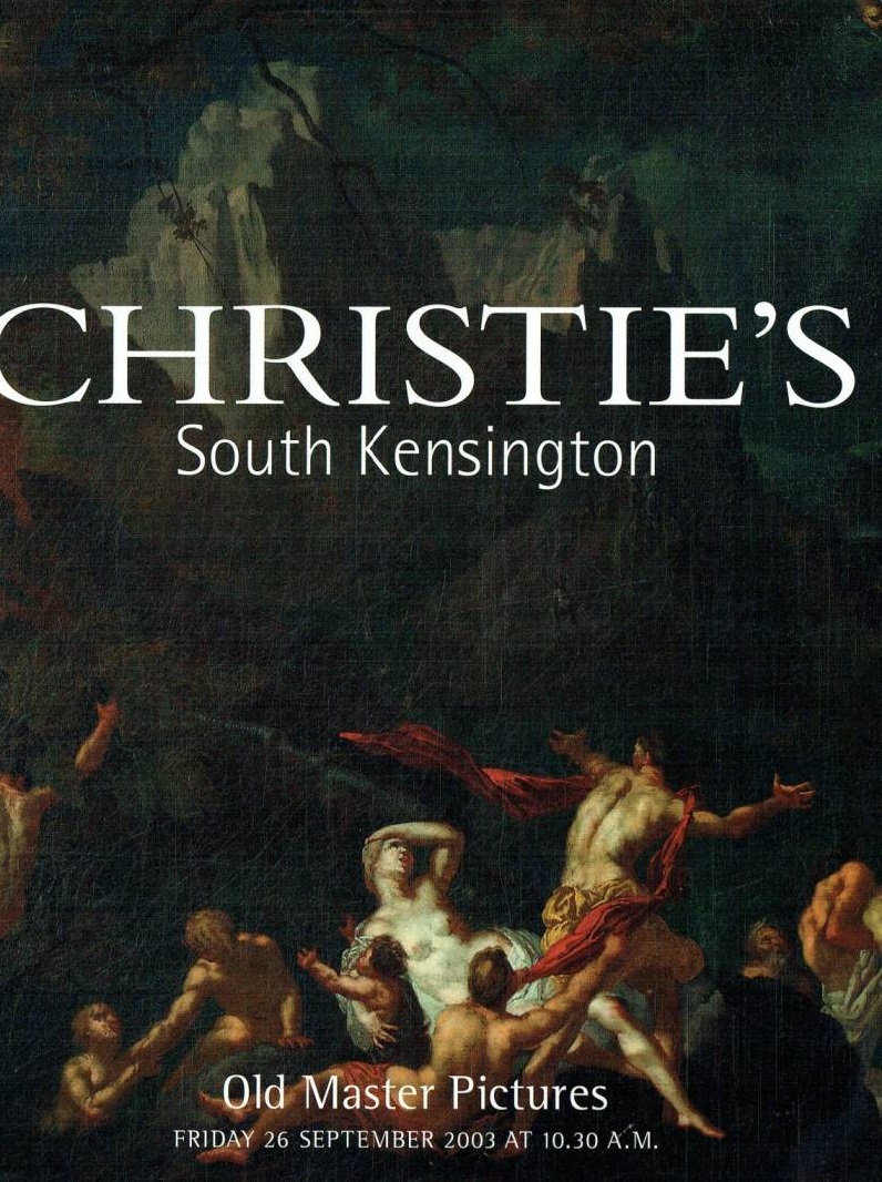 Christies September 2003 Old Master Pictures (Digital Only)