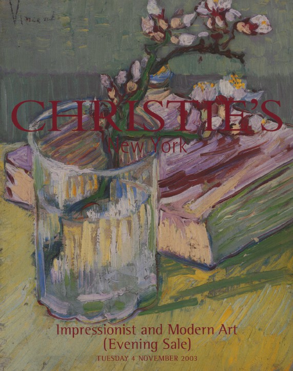 Christies November 2003 Impressionist and Modern Art (Evening Sa (Digital Only)