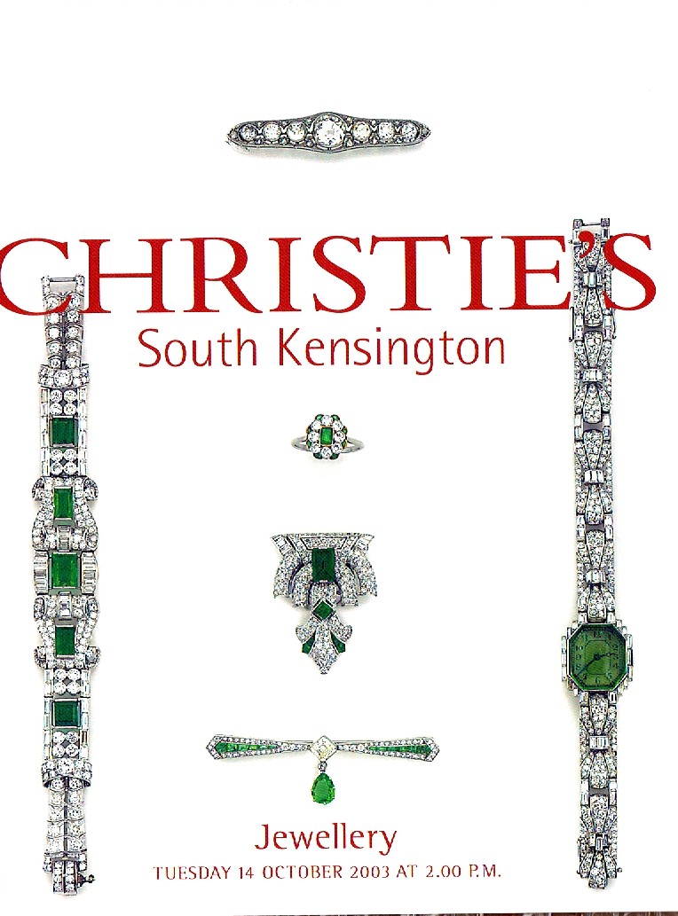 Christies October 2003 Jewellery (Digital Only)