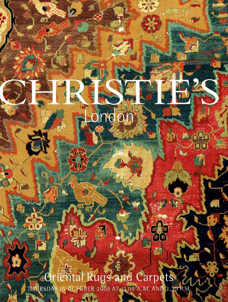 Christies October 2003 Oriental Rugs & Carpets (Digital Only)