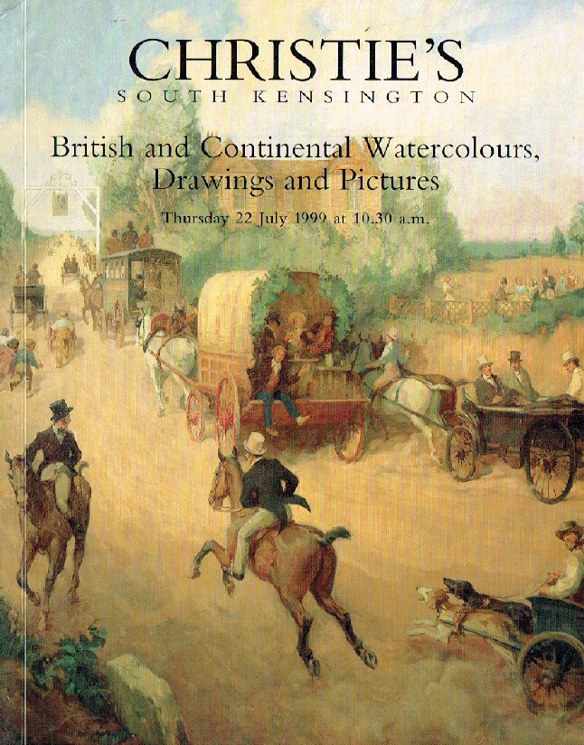 Christies July 1999 British & Continental Pictures, Watercolours (Digital Only)