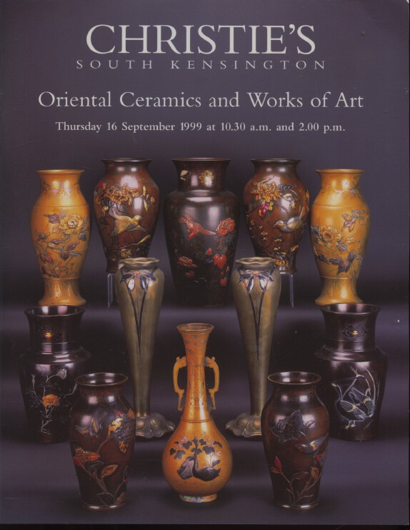 Christies September 1999 Oriental Ceramics and Works of Art (Digital Only)