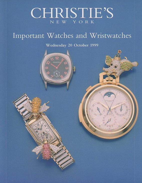 Christies October 1999 Important Watches and Wristwatches (Digital Only)