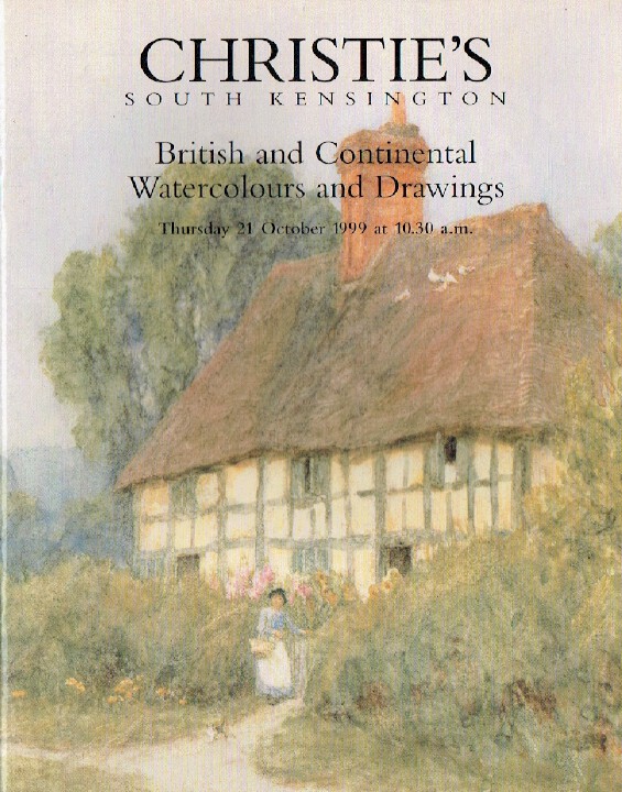 Christies October 1999 British & Continental Watercolours and Dr (Digital Only)