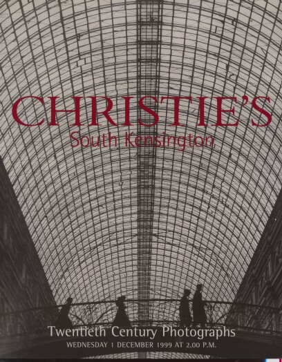 Christies December 1999 Twentieth Century Photographs (Digital Only)