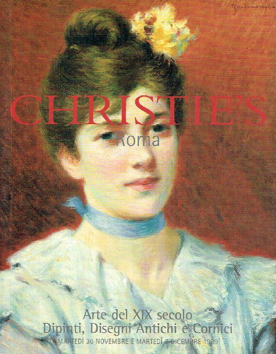 Christies December 1999 19th C Paintings, Watercolours & Frames (Digital Only)