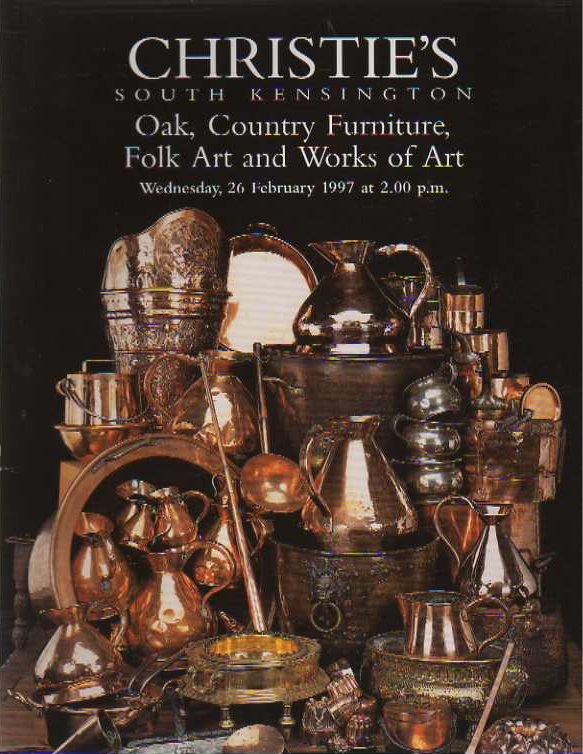 Christies February 1997 Oak, Country Furniture, Folk Art & Works (Digital Only)