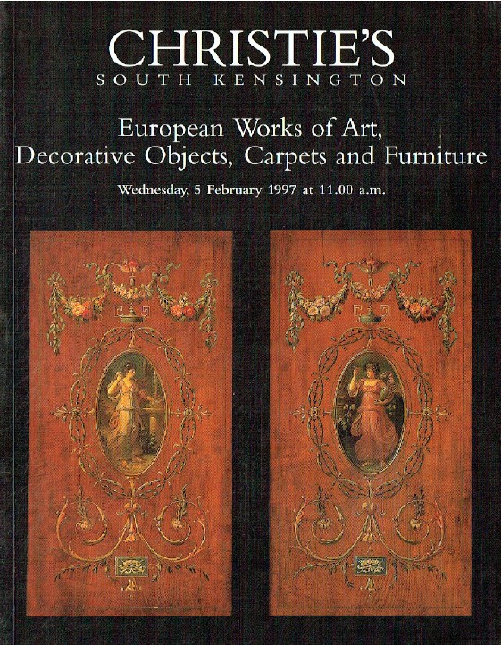 Christies February 1997 European Works of Art, Decorative Object (Digital Only)