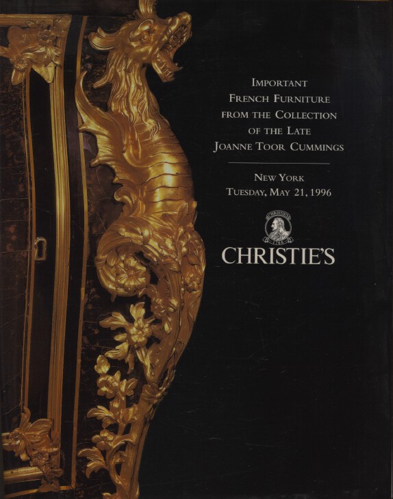 Christies May 1996 Important French Furniture from the Collectio (Digital Only)