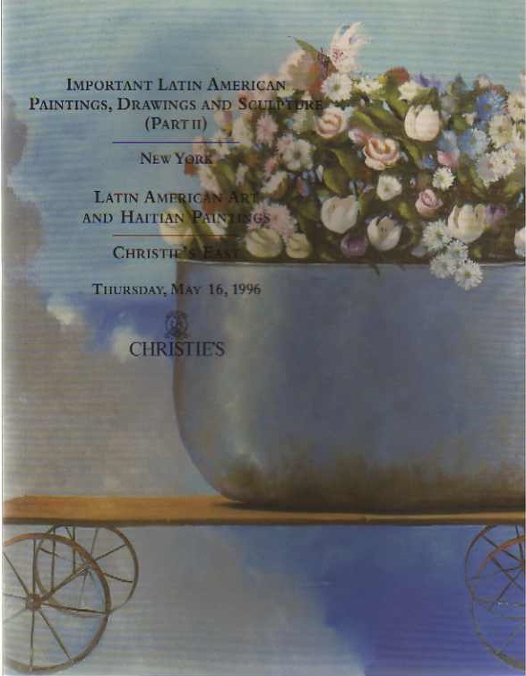 Christies May 1996 Important Latin American Paintings, Drawings (Digital Only)