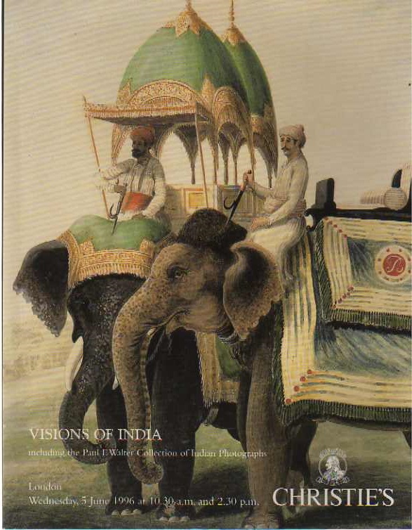 Christies June 1996 Visions of India, including the Paul F Walte (Digital Only)