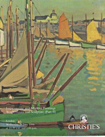 Christies June 1996 Impressionist and Modern Paintings, Watercol (Digital Only)