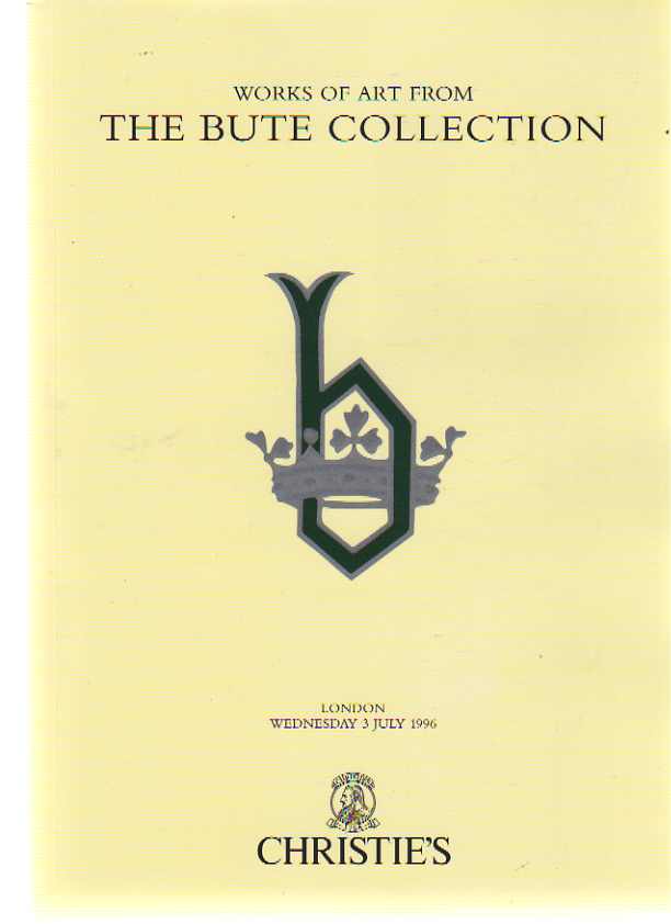 Christies July 1996 Bute Collection - Works of Art, Glass, Toby (Digital Only)