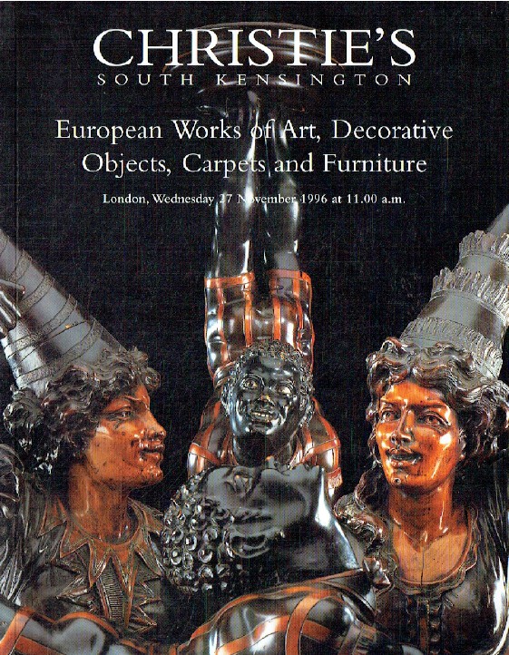 Christies November 1996 European Works of Art, Decorative Object (Digital Only)