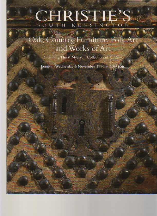 Christies November 1996 Oak, Country Furniture, Flok Art and Wor (Digital Only)