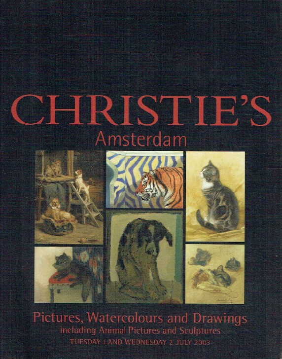 Christies July 2003 Pictures, Watercolours and Drawings includin (Digital Only)