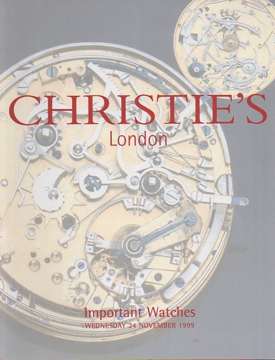 Christies November 1999 Important Watches (Digital Only)