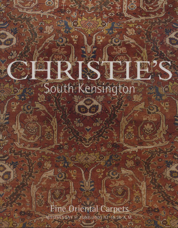 Christies June 2003 Fine Oriental Carpets (Digital Only)