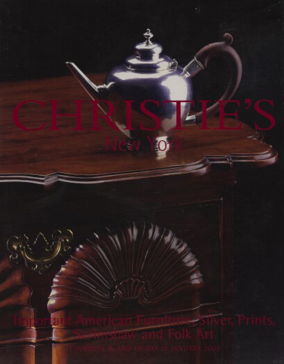 Christies January 2003 Important American Furniture, Silver (Digital Only)