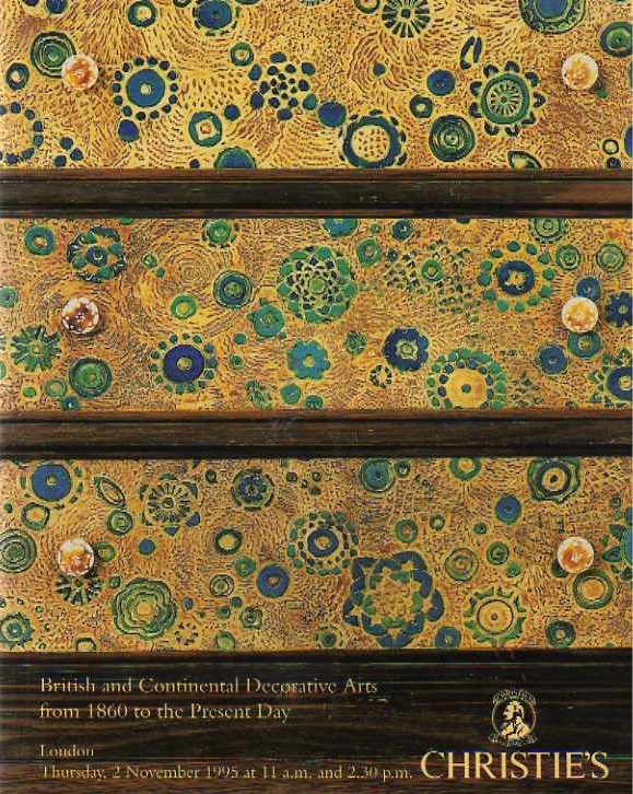 Christies November 1995 British & Continental Decorative Arts fr (Digital Only)