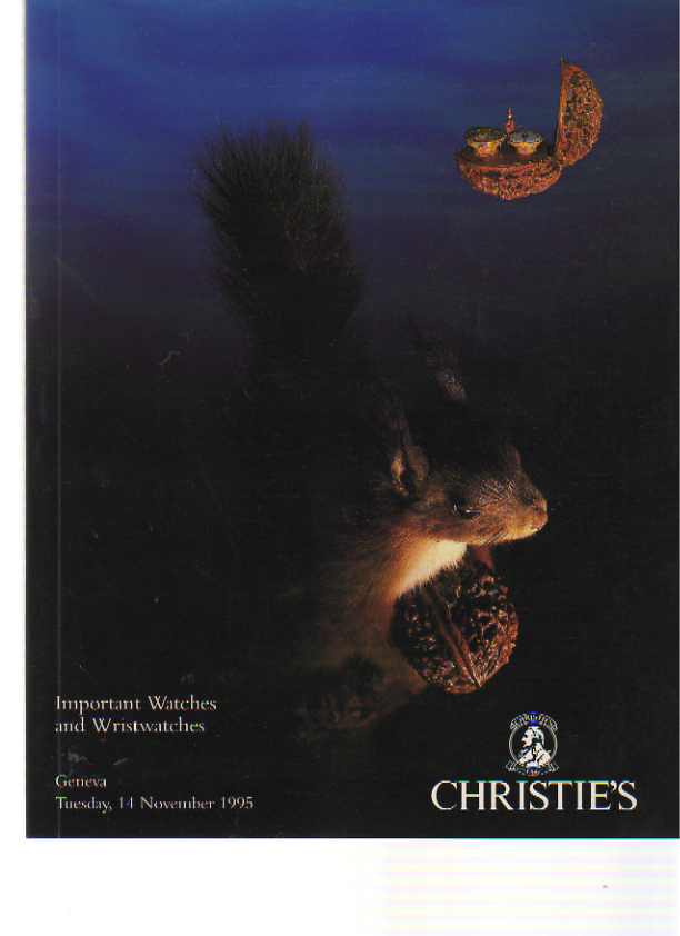 Christies November 1995 Important Watches & Wristwatches (Digital Only)