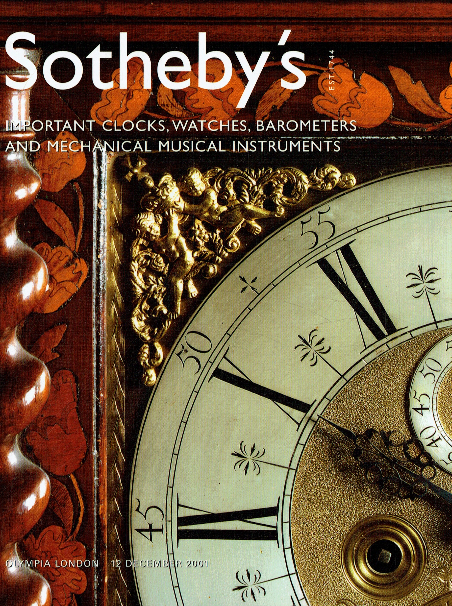 Sothebys December 2001 Important Clocks, Watches, Barometers and (Digital Only)