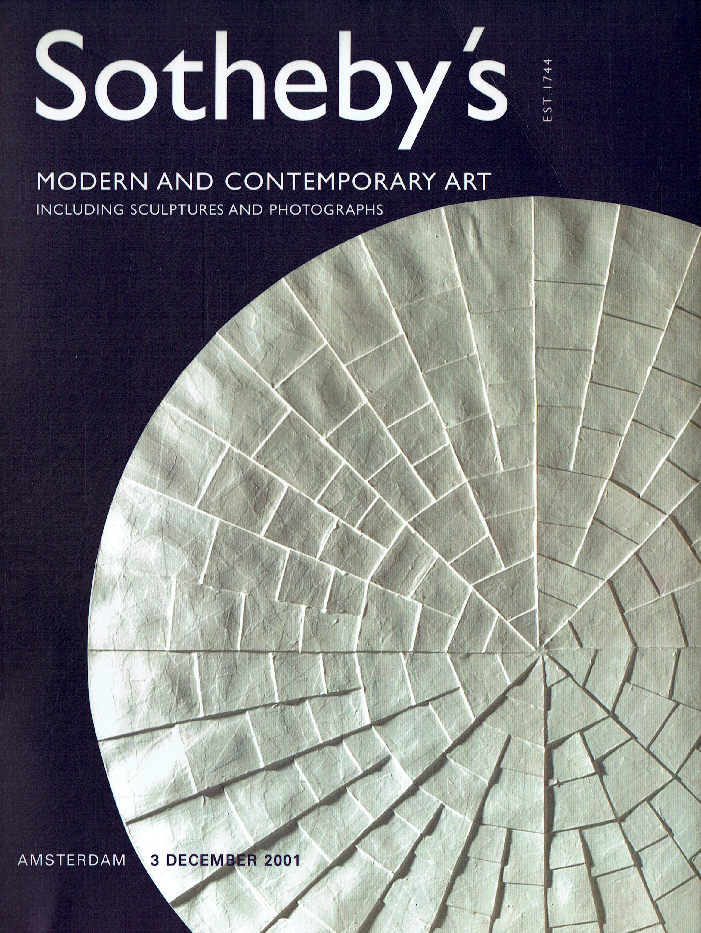 Sothebys December 2001 Modern and Contemporary Art including Scul (Digital Only