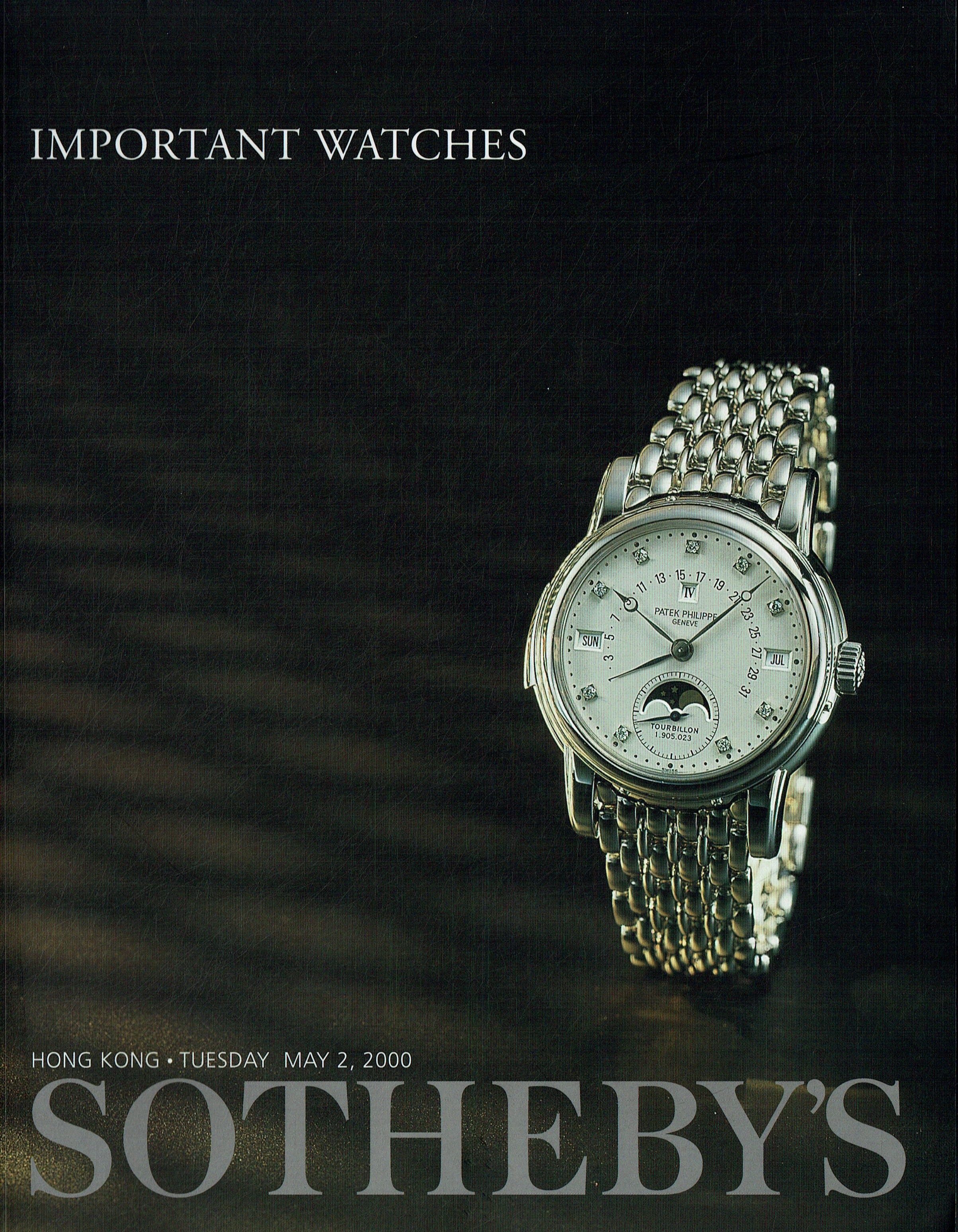 Sothebys May 2000 Important Watches (Digital Only)