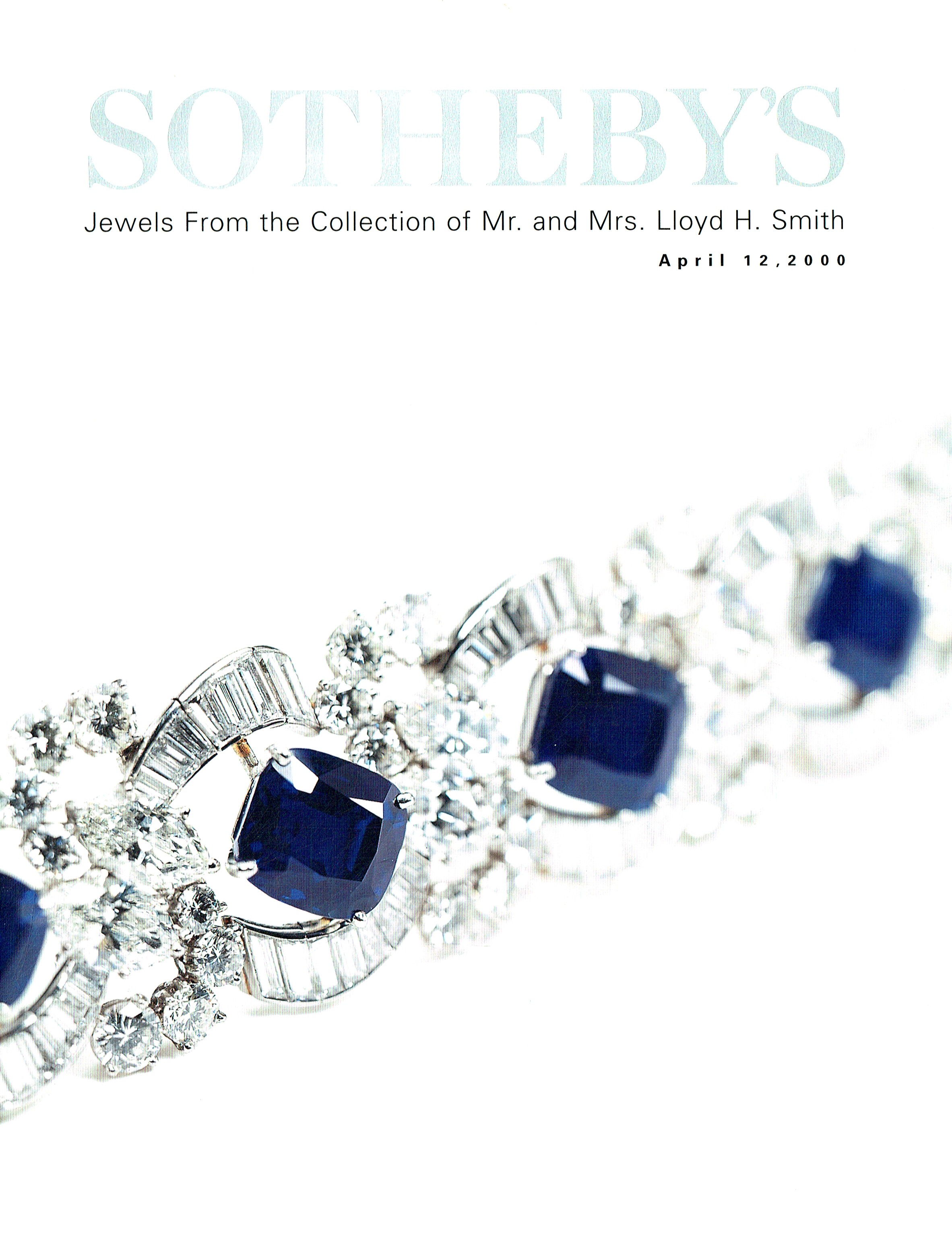 Sothebys April 2000 Jewels from the collection of Mr. and Mrs. Ll (Digital Only