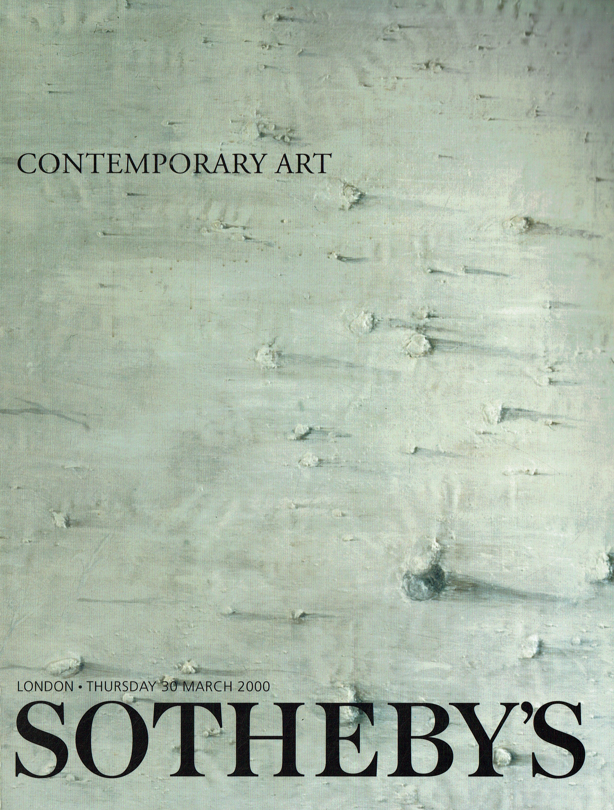 Sothebys March 2000 Contemporary Art (Digital Only)