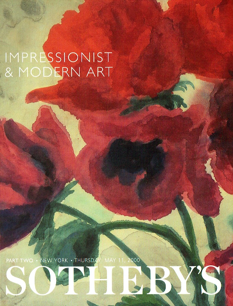 Sothebys May 2000 Impressionist & Modern Art Part Two (Digital Only)