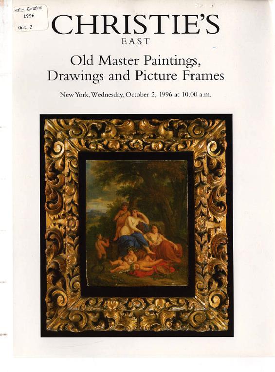 Christies October 1996 Old Master Paintings, Drawings & Picture (Digital Only)