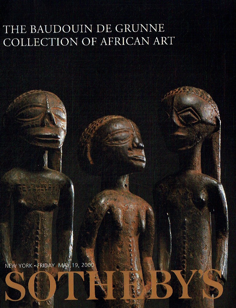 Sothebys May 2000 The Baudouin de Grunne Collection of African Ar (Digital Only