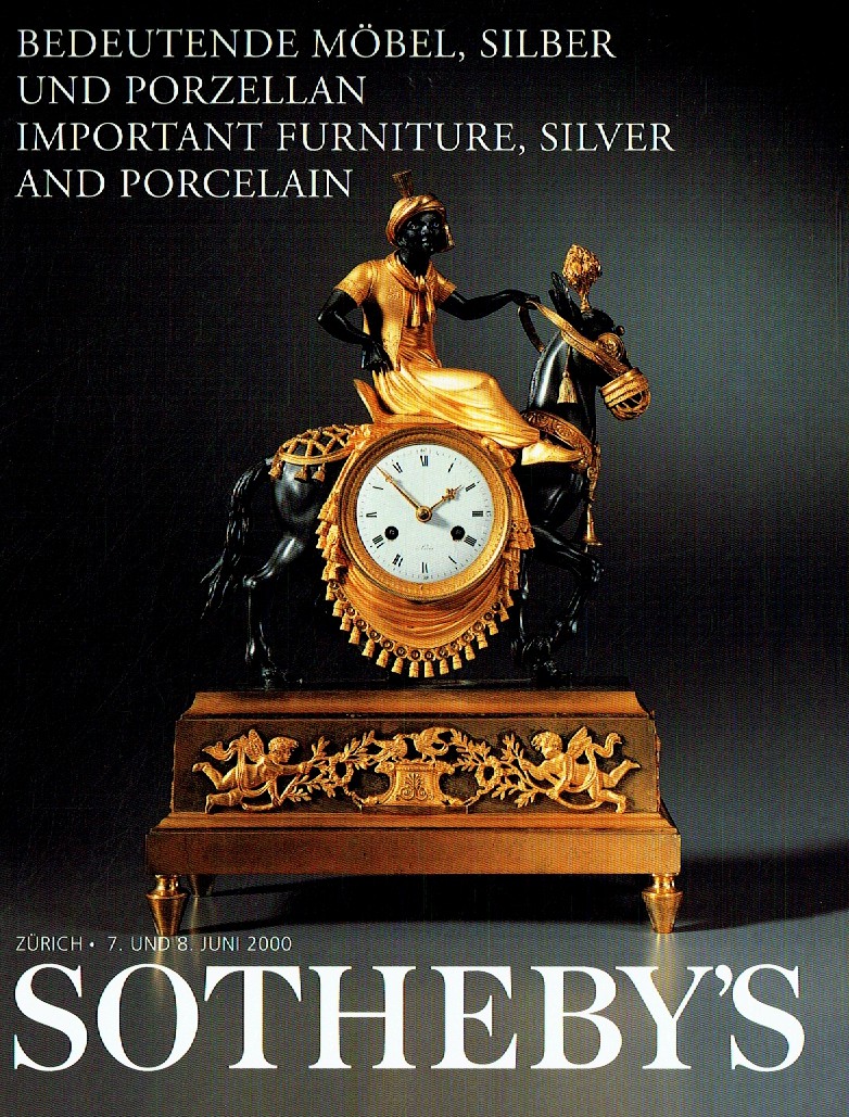 Sothebys & 8th June 2000 Important Furniture, Silver and Porcelai (Digital Only