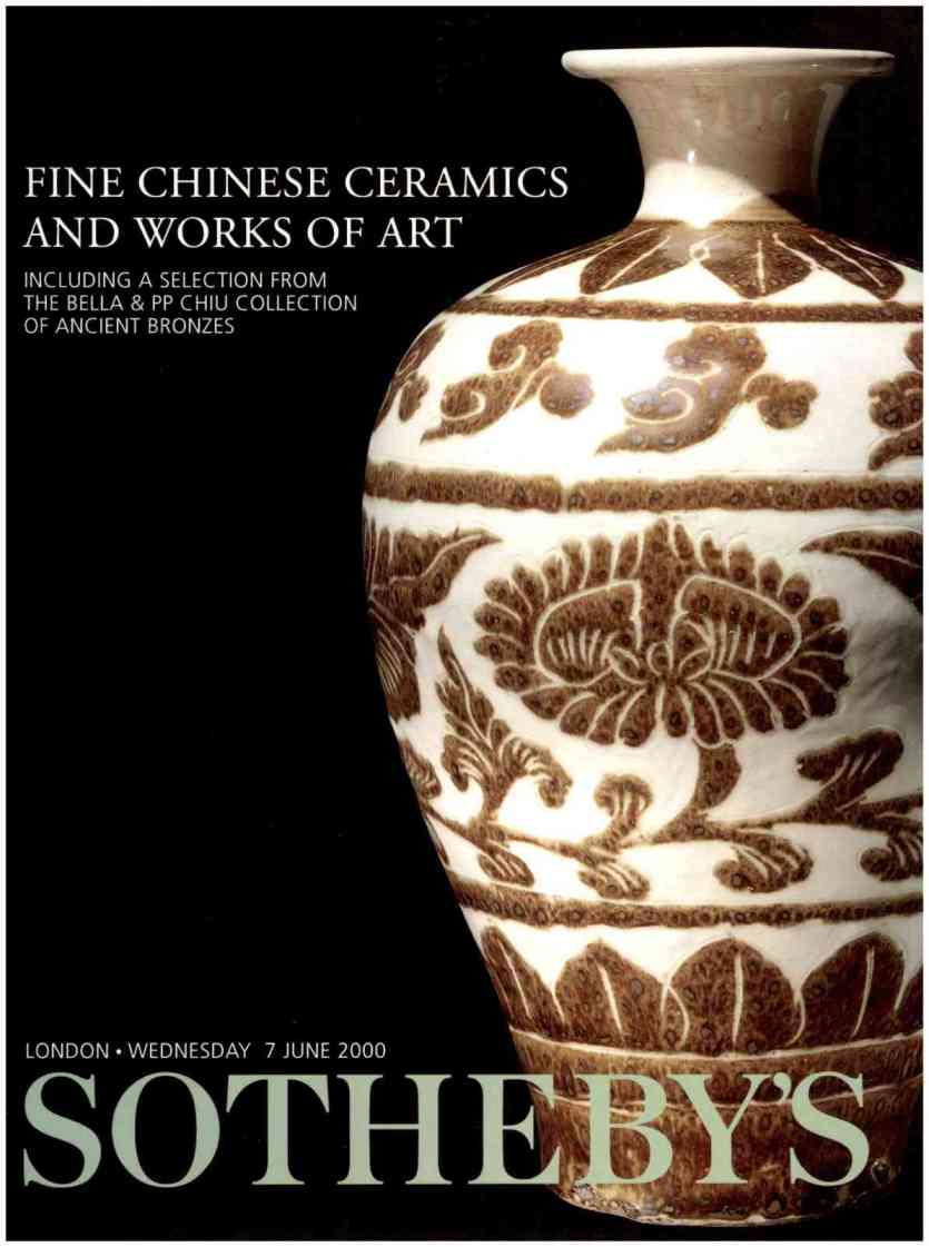 Sothebys June 2000 Fine Chinese Ceramics and Works of Art, includ (Digital Only