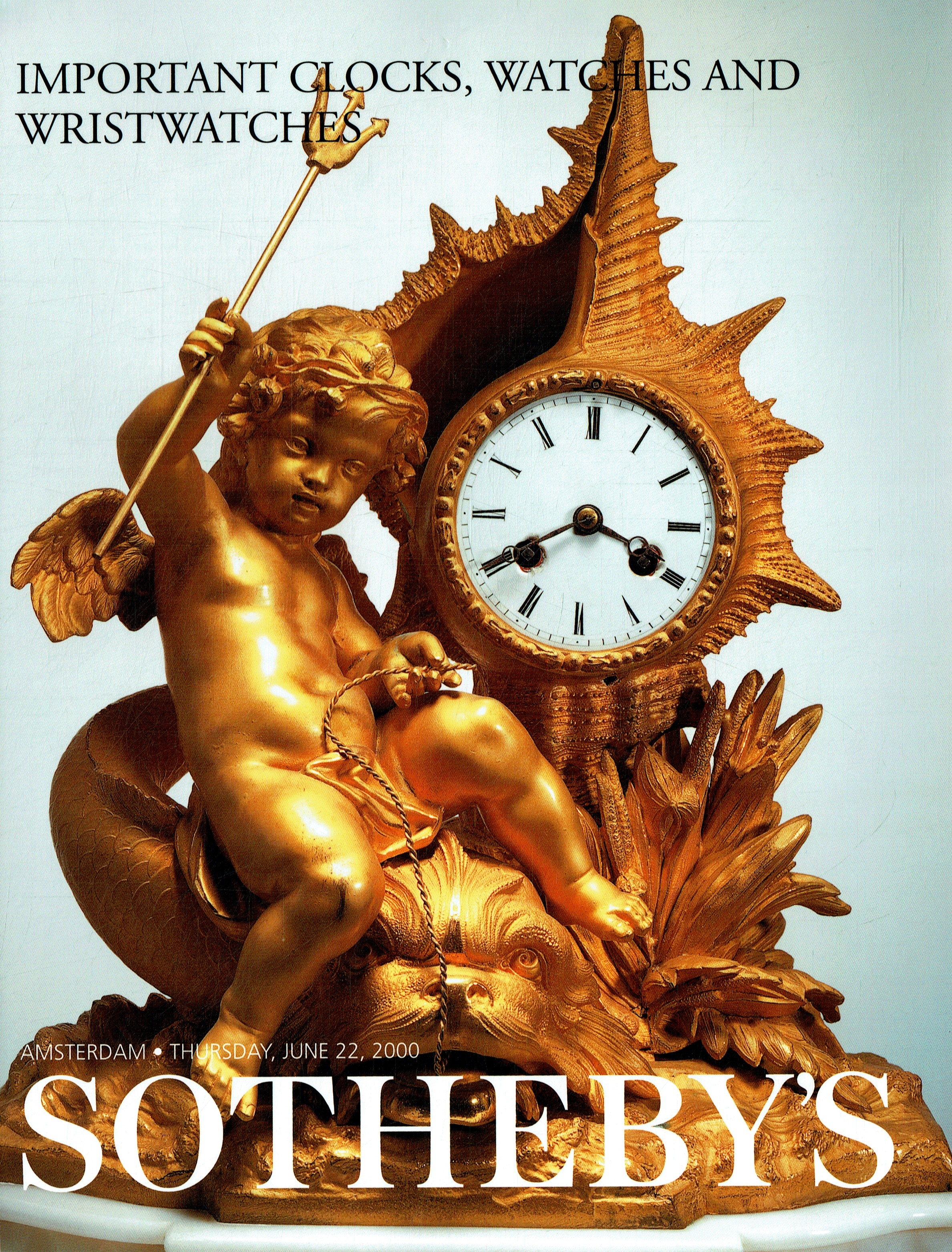 Sothebys June 2000 Important Clocks, Watches, Wristwatches (Digital Only)