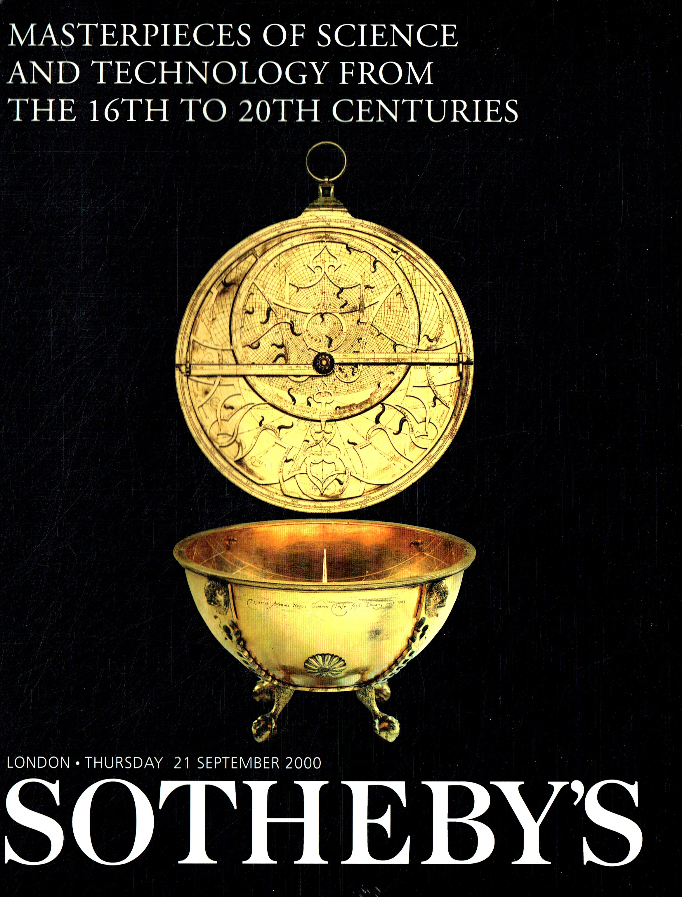 Sothebys September 2000 Masterpieces of Science & Technology from (Digital Only