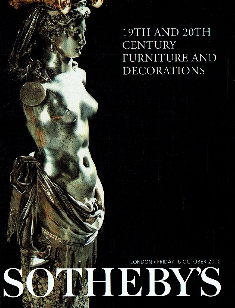 Sothebys October 2000 19th and 20th Century Furniture and Decorat (Digital Only