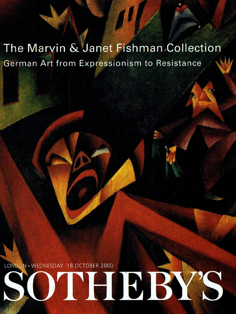 Sothebys October 2000 The Marvin & Janet Fishman Collection. Germ (Digital Only