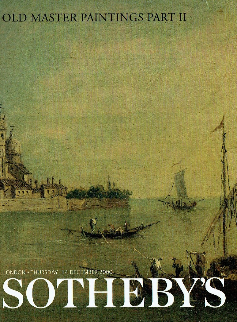 Sothebys December 2000 Old Master Paintings Part II (Digital Only)