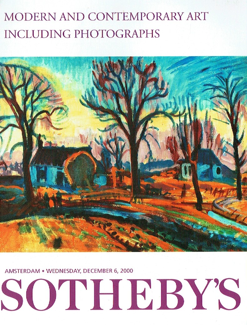 Sothebys December 2000 Modern & Contemporary Art including Photog (Digital Only